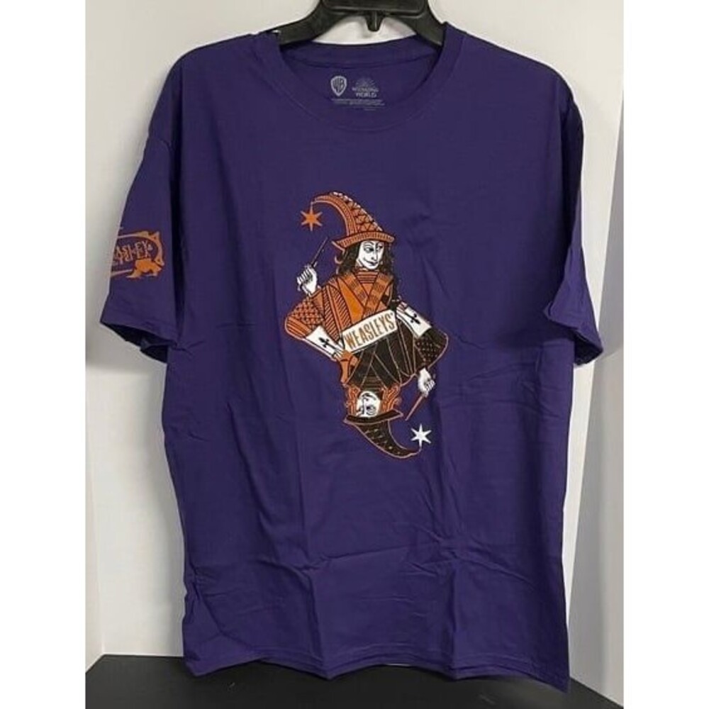 Loot Crate - Harry Potter Purple Weasleys’ Wizard Wheezes T-Shirt Size L - Picture 1 of 5